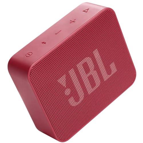 JBL GO Essential Speaker Portatile Bluetooth, Cassa Altoparlante Wireless con Design Compatto, Impermeabile IPX7, Fino a 5 h di Autonomia, Cavo di Ricarica Micro USB, Rosso