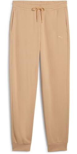 PUMA Her Comfort High-Waist Sweatpants TR cl, Pantaloni Lavorati a Maglia Donna, Warm Beige,
