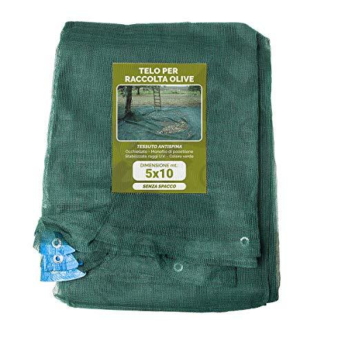 RETE ANTISPINA 5x10 MT - TIPO BARESE / 90 GR. / RETI TELI OLIVE/RACCOLTA OLIVE