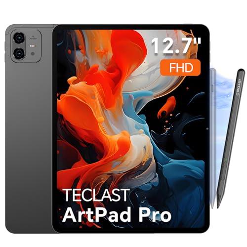 TECLAST Artpad Pro Tablet 12.7 Pollici, 2.2GHz Helio G99 Octa-Core Gaming Tablet Android 15, Doppio SIM 4G LTE+5G WiFi, 2176×1600, 20GB RAM+256GB ROM(TF 8TB) 10000mAh 30W Carica Rapida, Penna Inclusa