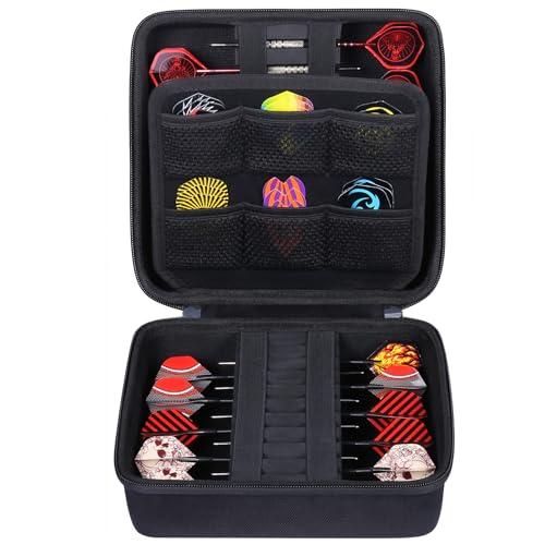 co2CREA Custodia Rigida di Ricambio per 20 Freccette con Punta in Acciaio o Freccette con Punta Morbida(Solo Custodia,Case Only)