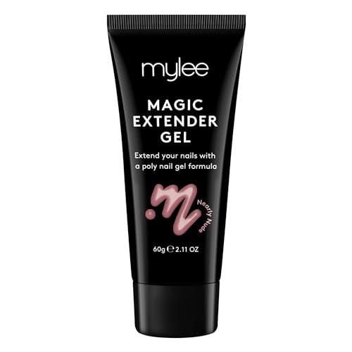 MYGEL by Mylee Magic Extender Gel 60g - Lunga durata, Aspetto naturale, per principianti e professionisti, acrilico per unghie ispessente, Nail art (Nearly Nude)