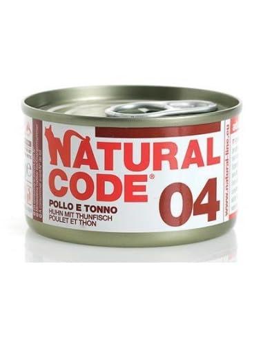 Natural Code Scatoletta Umido Gatto 85gr (N.04 POLLO TONNO)