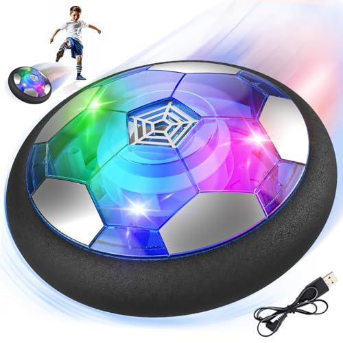 Buoeuik Pallone Calcio Fluttuante, Regalo Bambino 3 4 5 6 7 8 9 10 Anni Gioco Calcio Palla da Calcio per Casa Soccer Ball Ricaricabile con Luci LED Giocattoli Bambini Giochi Interattivi Bimbo Bimbi