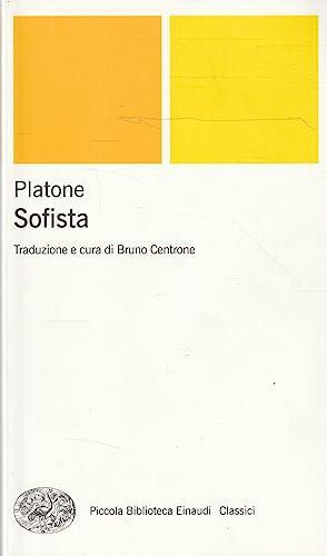 Sofista. Testo greco a fronte