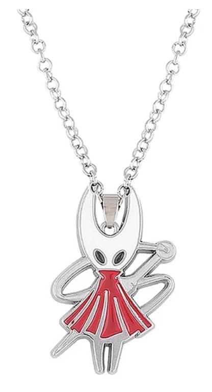 Strike3D Gioco Hollow Knight Hornet Logo The Pale king Figure portachiavi collana gioielli