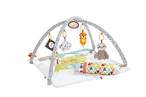 Fisher-Price- Palestrina 5 Sensi Deluxe, Stimola Sviluppo del Neonato con Tante attività, Giocattolo per Neonati 0+Mesi, HBB74, Imballaggio Sostenibile
