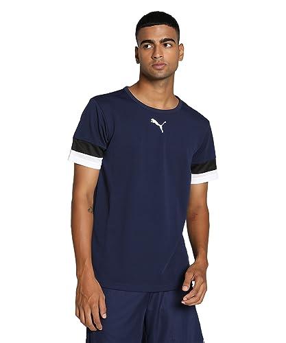 PUMA Teamrise Jersey Maglietta Unisex Adulto, Unisex - Adulto, Maglietta, 704932-06, Peacoat-puma Nero, XS