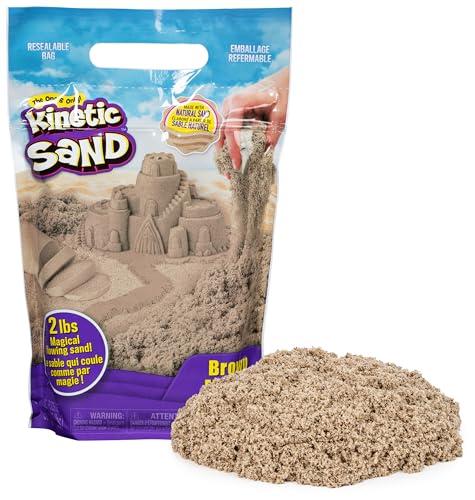 Kinetic Sand, L'Originale Sabbia modellabile per Un Gioco sensoriale, Marrone, 907 g