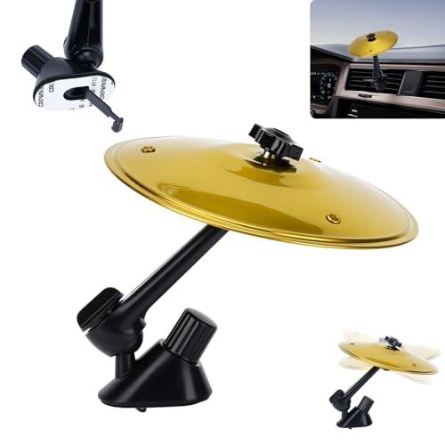 Auto Crash Cymbal, Mini Piatto Batteria per Auto Crash Drum Air Vent Cymbal per Gli Amanti della Musica, Installazioni Semplici Adatto a Tutti i Tipi di Veicoli