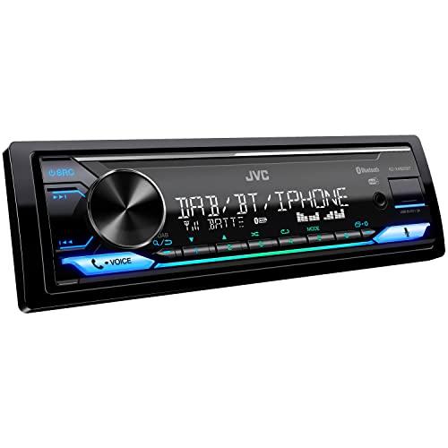 JVC Autoradio Bluetooth KD-X482DBT, Autoradio con DAB+, Bluetooth Automatic Pairing per iPhone, USB/AUX, Alta Qualità del Suono, Controllo da Remoto con App, Illuminazione Multicolore