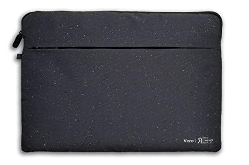 Acer Vero Sleeve, Custodia PC, Adatta per Notebook da 15,6 pollici, Custodia Protettiva Universale, Materiale Riciclato 100% RPET, Protezione da Sporco e Urti, Tasca Frontale Portaoggetti, Nero