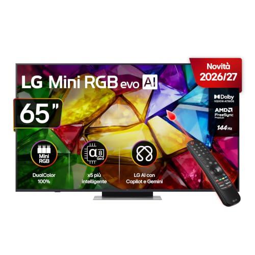 LG Mini RGB 65 Pollici, Serie MRGB87 2026 Smart TV 4K - 65MRGB87B6B