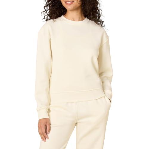Amazon Essentials Felpa da Donna, Avorio, XL