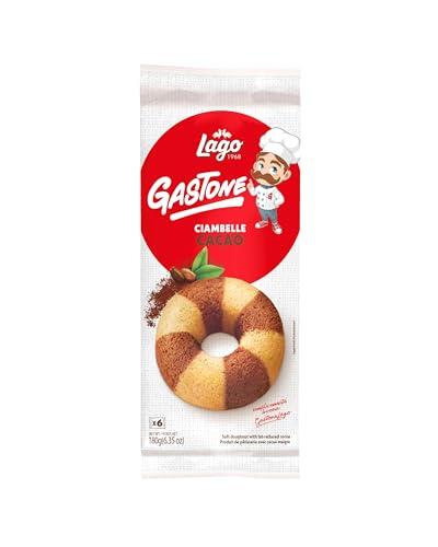 Lago 1968, Le Merende di Ciambelle al Cacao 6x30g, Incartate Singolarmente, Merendine Soffici, Senza Olio di Palma
