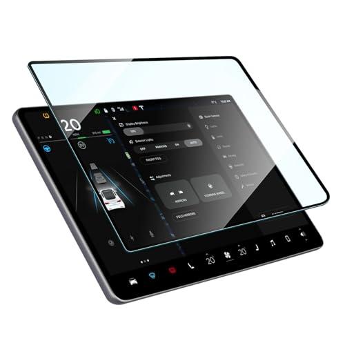 LANTU Pellicola Protettiva per Tesla Model Y 2025 e Model 3 2024-2025, Vetro Temperato 9H Anti-Riflesso e Anti-Impronta Accessori Tesla