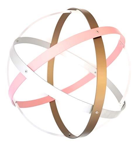 Genesa Crystal, Purificatore energia, Genesacolor 32 cm diametro, Bronzo, rosa, argento e bianco