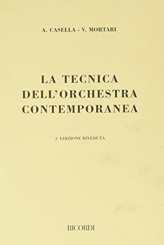 La tecnica dell'orchestra contemporanea [Lingua inglese]