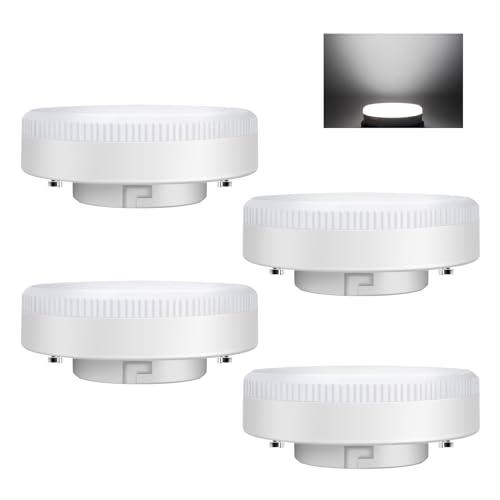 ILEEDear GX53 9W, Non Dimmerabile, 180°, Confezione da 4