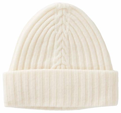 United Colors of Benetton Berretto in Maglia 1244DA011 Set di Accessori Invernali, Bianco, Taglia Unica Donna