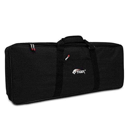 TIGER KGB7-12 Borsa per Tastiera a 76 tasti, con Maniglia per il Trasporto, 1279 x 350 x 115 mm, Nero