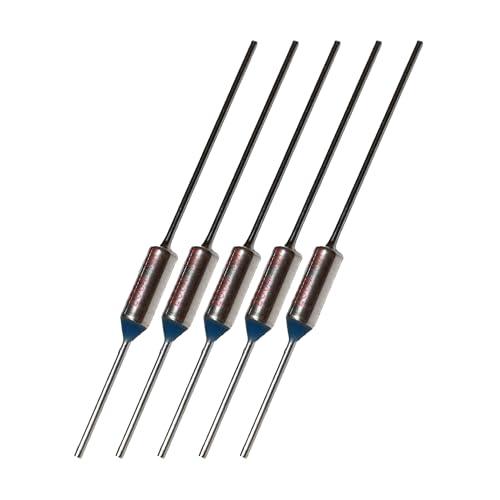 5 PEZZI fusibili termici 10A 250V 240°C gradi