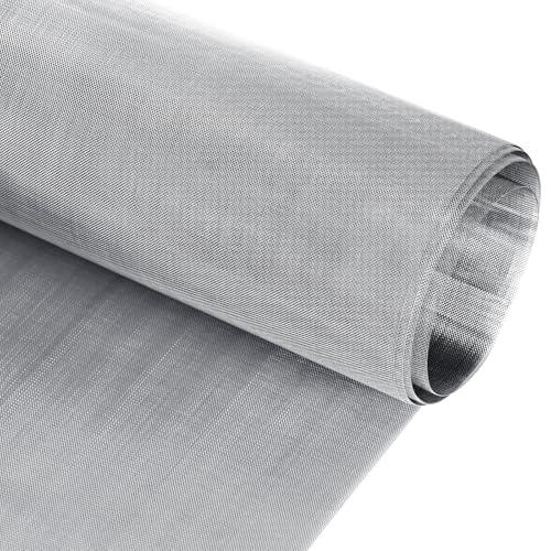 Rotolo di rete metallica in acciaio inossidabile 304, 2 m x 40 cm, maglia fine filtro a prova di topi roditori zanzariera per finestre di topi e porte