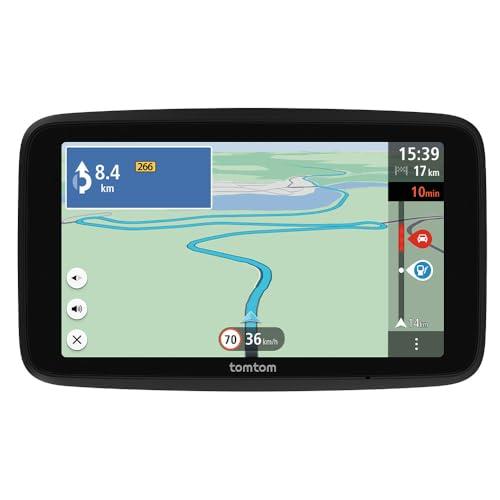 TomTom Navigatore per Auto GO Classic Lite (6 pollici, Informazioni sul traffico e Avvisi autovelox in tempo reale, Aggiornamenti mappe Europa inclusi, Aggiornamenti tramite Wi-Fi)