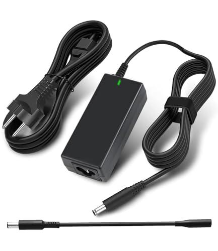 Cluvox Alimentatore 65W 45W Caricatore Compatibili con Dell AC Adattatore 19,5V/3,34A Per Inspiron 11/13/14/15/17 PC 3000 5000 7000 3583 3593 5570 5558 Latitude 3510 3410 3520 3420,4,5*3mm&7,4*5mm
