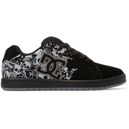 DC Shoes Gaveler, Scarpe da Ginnastica Uomo, Black Dk Grey Print, 43 EU