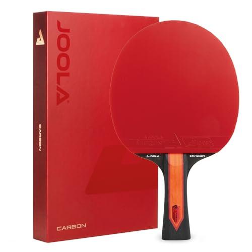 JOOLA Racchetta da ping pong Red Carbon X – Racchetta da ping pong high-end con rivestimenti Micron+ e spugna CLOUDBLAST
