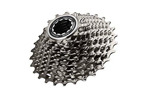 Shimano CS-HG500-10, Cassetta Pignoni, 11/25 Denti, Argento