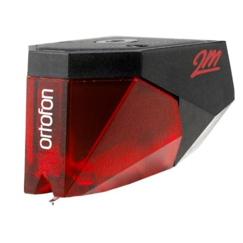 Ortofon 2M Red - testina a magnete mobile con stilo ellittico - tuttofare | suono aperto e dinamico | rosso/nero