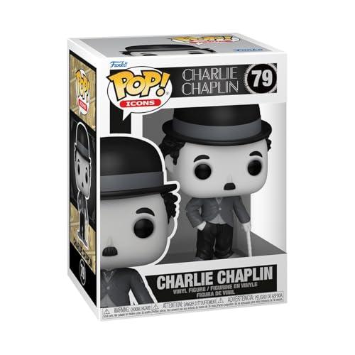 Funko Pop! Icons: Charlie Chaplin - Figura in Vinile da Collezione - Idea Regalo - Merchandising Ufficiale - Giocattoli per Bambini e Adulti - Movies Fans - Figura da Collezione e da Esposizione