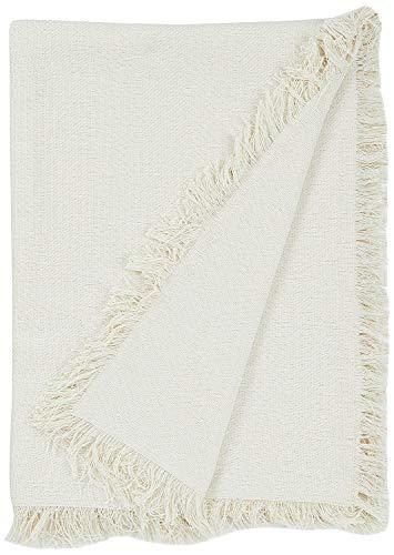 Martina Home Asciugamano multiuso Espiga Foulard, 80% cotone, 20% poliestere, ecru, 300 x 260 cm