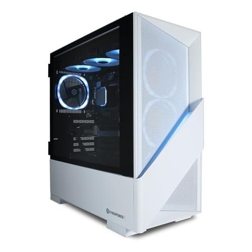 CyberpowerPC Luxe Gaming PC - AMD Ryzen 7 9800X3D, AMD Radeon RX 9070 XT 16GB, 32GB RAM, 2TB NVMe SSD, 750W 80+ PSU, Wi-Fi, Liquid Cooling, Windows 11, Amethyst Curve RGB
