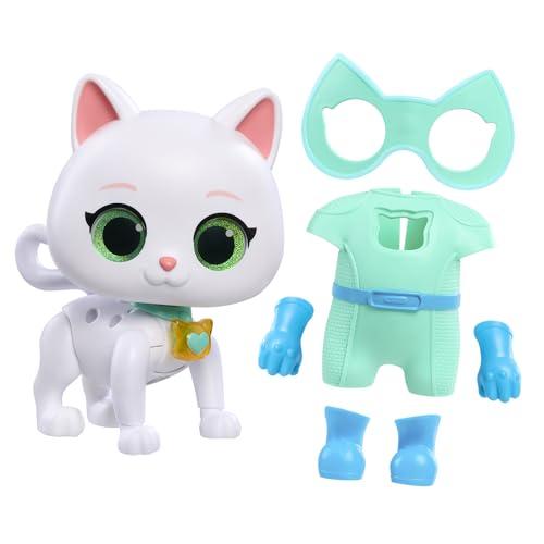Just Play Disney Junior SuperKitties Cat-Tastic Transforming Bitsy, 20 cm, 9 pezzi, giochi di finzione, giocattoli per bambini dai 3 anni