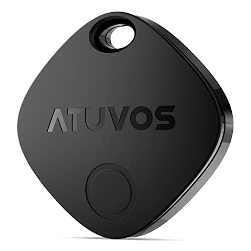 ATUVOS Air Tag Smart Tracker 1 Pezzo, Bluetooth Localizzatore Compatibile con Apple Dov'è (solo iOS, Android non supportato), Trova oggetti e chiavi, Bagagli/Valigie/Portafogli, Batteria Sostituibile.