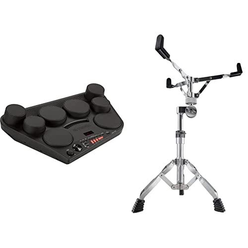 YAMAHA Musical Instruments DD-75 Batteria Elettronica Portatile, 8 Pad Dinamici, 570 Suoni in 75 Kit, Modalità Percussione con 105 Canzoni & XDrum Supporto ad Incastro per Rullante