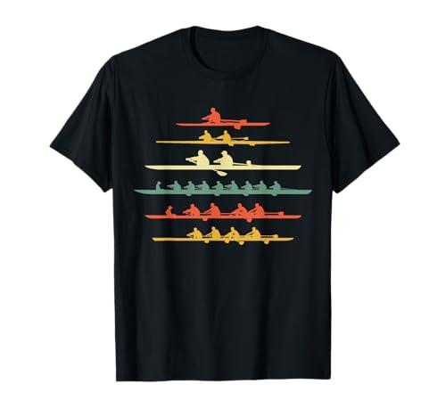 Canottaggio Vintage Rower Regalo Row Rower retrò Maglietta