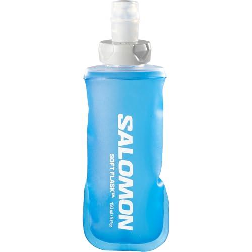 Salomon Soft Flask 150ml/5oz 28 Borraccia Flessibile Unisex, Energia in un attimo, Eco-compatibile, Valvola ad alto flusso, Clear Blue