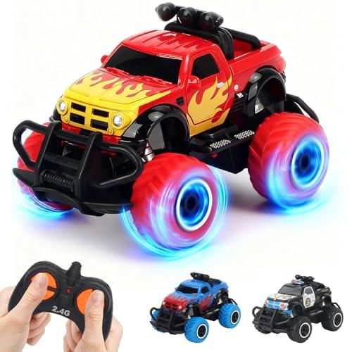 Pup Go Mini Monster Truck Auto RC per Bambini 3-8 Anni, Regalo Natale per Ragazzo, Macchina Telecomandata Veloci Fuoristrada, Macchinina Radiocomandata Elettriche, Giocattolo Regalo Natale Compleanno