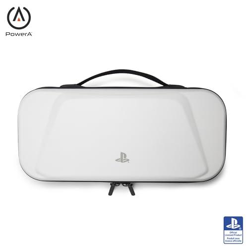 PowerA Custodia di protezione PlayStation Portal™ Remote Player, resistente, riporre, custodia protettiva, con passaggio del cavo di ricarica, protezione schermo, licenza ufficiale