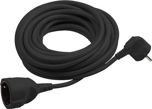 Meister - Prolunga con terra, in plastica, per interni, IP20, con protezione per bambini, prolunga Schuko, 7432220