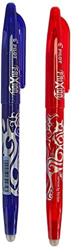 Pilot Frixion - Blister 2 penne a sfera, colore: blu e rosso