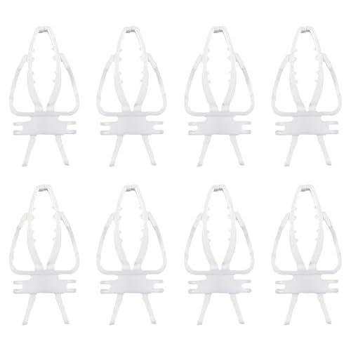 SGERUFZ 8 Pezzi Clip Mangiatoia Gabbia per Uccelli, Clip per Frutta e Verdura per Pappagalli, Accessori per Gabbia per Conigliolini, Cacatua, Aras, Ninfalini