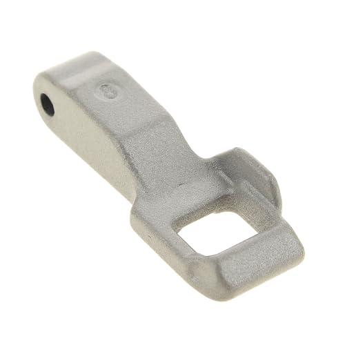 TALENTEC home - Gancio per l'interruttore della porta con blocco compatibile con le lavatrici a carica frontale LG | Rif. MFG63099101, DFS03857 | Acciaio inossidabile | Colore metallizzato | 1 pz.