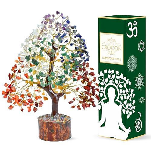 L'originale Albero della Vita con 7 chakra e cristalli naturali, una pietra curativa regalo di San Valentino per compleanni, meditazione Decor per la casa regalo di Natale per donne, madri e sorelle.
