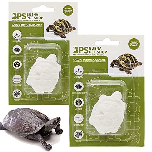 BPS Blocco di Calcio da 2 Pezzi per Tartarughe Complemento Base Naturale Grande BPS-4133 * 2