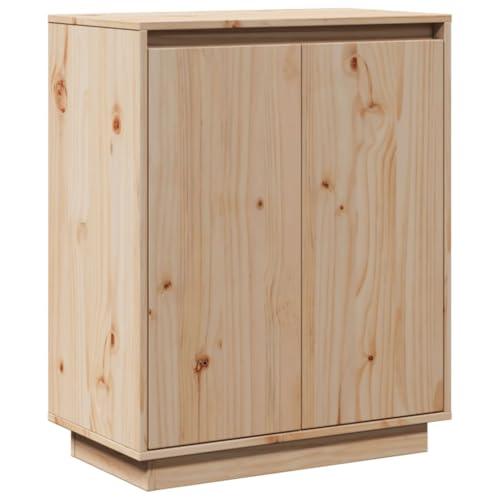vidaXL Credenza 60x34x75 cm in Legno Massello di Pino